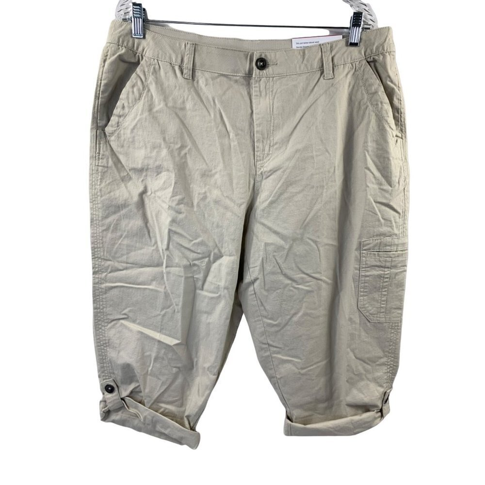 C.J. Banks Women's Tan Capris